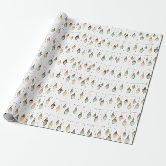 Lichterketten Geschenkpapier (Ungerollt)
