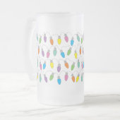 Lichterketten Mattglas Bierglas (Vorderseite Links)