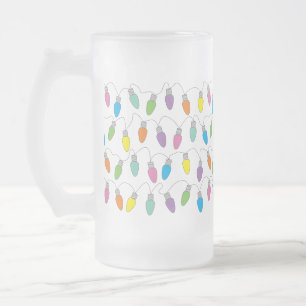 Lichterketten Mattglas Bierglas