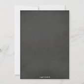 Lichterketten & Schiefertafel | Einladung zur Brau (Rückseite)