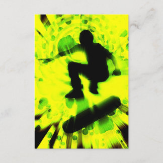 Lichtexplosion auf dem Skateboard Einladung