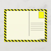 Lichtexplosion auf dem Skateboard Postkarte (Rückseite)