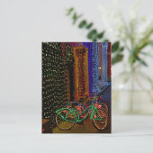 Lichtfahrräder Postkarte (Stehend Vorderseite)