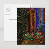 Lichtfahrräder Postkarte (Vorne/Hinten)