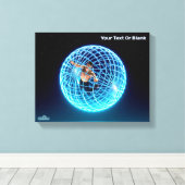 Lichtfalle Leinwanddruck (Insitu (Holzboden))