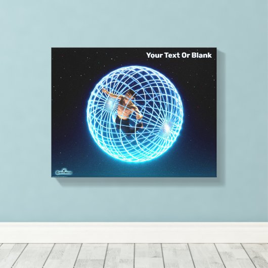 Lichtfalle Leinwanddruck (Insitu (Holzboden))