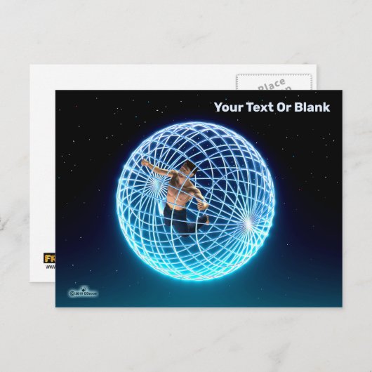 Lichtfalle Postkarte (Vorne/Hinten)