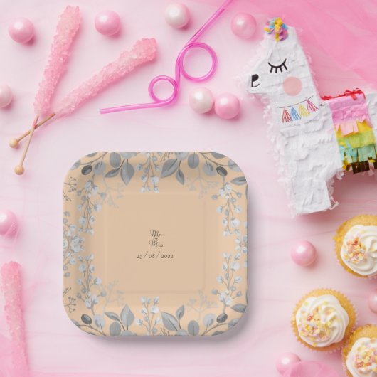 Lichtfarbe Pappteller (Party)