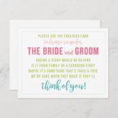 Lichtfarbene Rezeptkarte Duschkarte Begleitkarte (Vorne/Hinten)