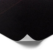 'Lichtflame Abstrakt 155' Poster (Ecke)