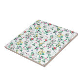 Lichtflorales Muster Fliese (Seite)