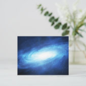 Lichtgalaxie Postkarte (Stehend Vorderseite)