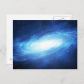 Lichtgalaxie Postkarte (Vorne/Hinten)