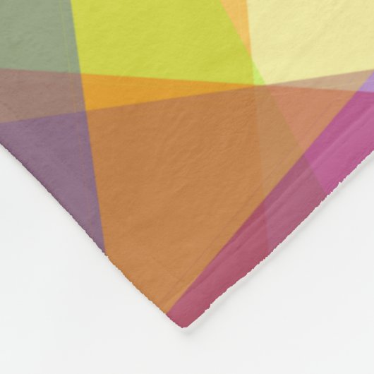 Lichtgeometrie - Fleece Blanket (Ecke)
