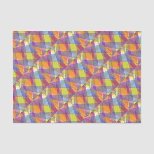 Lichtgeometrie - Gewebepapier Seidenpapier (Vorderseite)