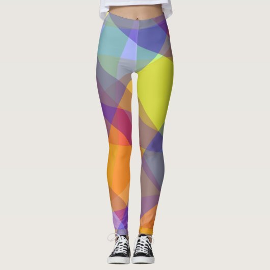 Lichtgeometrie - Leggings (Vorderseite)