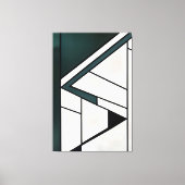 Lichtgeometrie Leinwanddruck (Vorderseite)