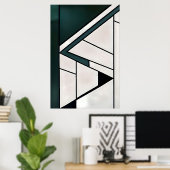 Lichtgeometrie Poster (Heimbüro)