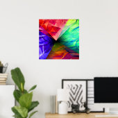 Lichtgeometrie Poster (Heimbüro)