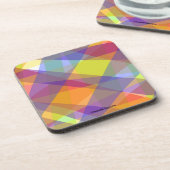 Lichtgeometrie - Untersetzer aus Kunststoff (Linke Seite)