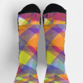Lichtgeometrisch - athletische Socken (Oben)