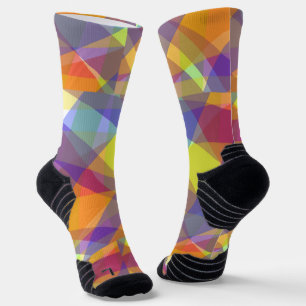 Lichtgeometrisch - athletische Socken