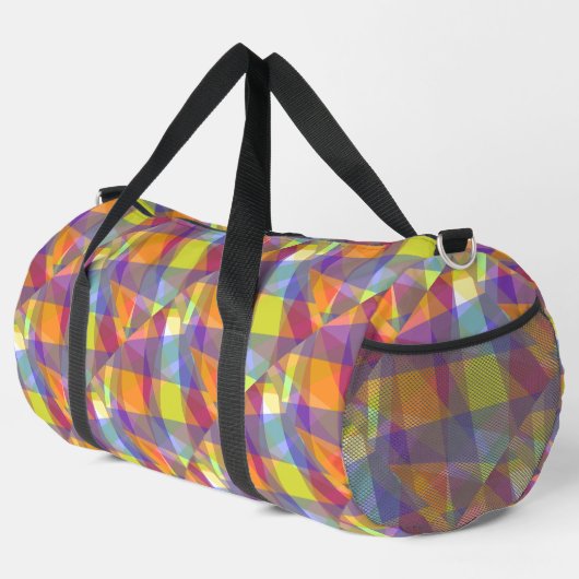 Lichtgeometrisch - Duffel-Beutel Duffle Bag (Rechte Ecke)
