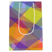 Lichtgeometrisch - Geschenktasche Mittlere Geschenktüte (Rückseite)