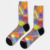 Lichtgeometrisch - Premium Socken (Linkes Detail)