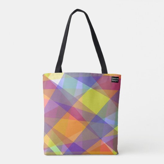 Lichtgeometrisch - Tasche (Rückseite)