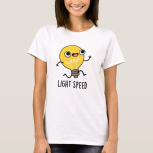 Lichtgeschwindigkeit Funny Running Bulb Puff T-Shirt