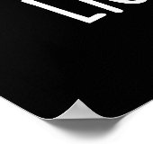 Lichtgeschwindigkeit Funny Running Bulb Pun Dark B Poster (Ecke)