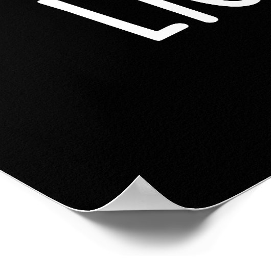 Lichtgeschwindigkeit Funny Running Bulb Pun Dark B Poster (Ecke)