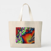 Lichtgeschwindigkeit Grosser Totbeutel Jumbo Stoffbeutel (Rückseite)