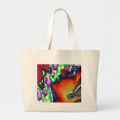 Lichtgeschwindigkeit Grosser Totbeutel Jumbo Stoffbeutel (Vorne)