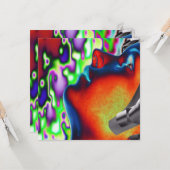 Lichtgeschwindigkeit Karte (Vorderseite/Rückseite Beispiel)