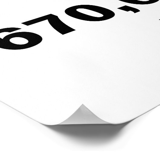 Lichtgeschwindigkeit Poster (Ecke)