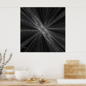 Lichtgeschwindigkeit Poster (Küche)