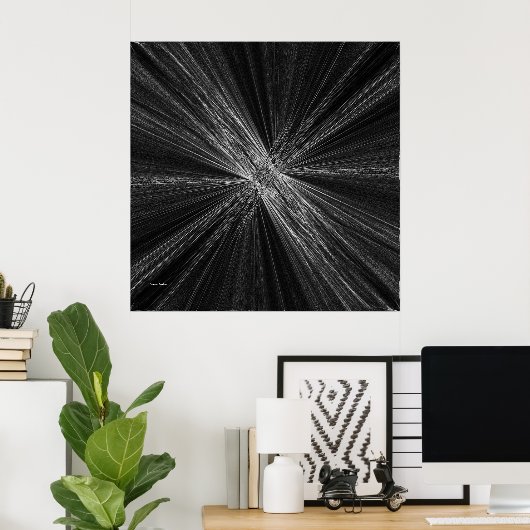 Lichtgeschwindigkeit Poster (Heimbüro)