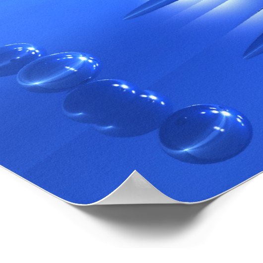 Lichtgeschwindigkeit Poster (Ecke)