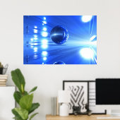 Lichtgeschwindigkeit Poster (Heimbüro)