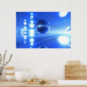 Lichtgeschwindigkeit Poster (Küche)