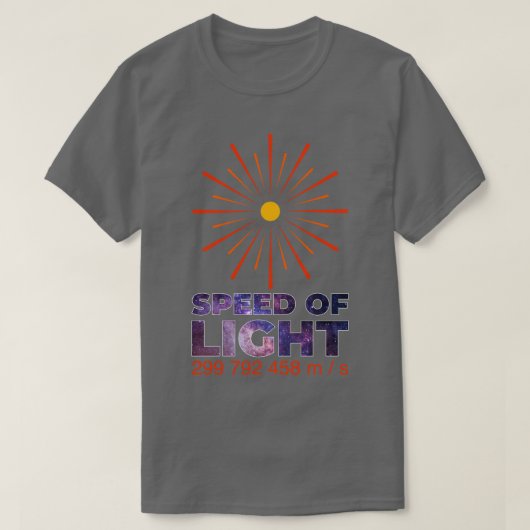 Lichtgeschwindigkeit T-Shirt (Design vorne)