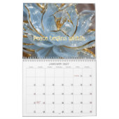 Lichtglasblumen Kalender (Jan 2027)