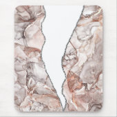 LICHTGOLDMARMOR AGATE SILVER GLITZER GLAM MOUSEPAD (Vorne)
