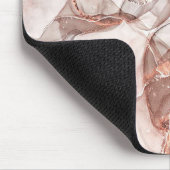 LICHTGOLDMARMOR AGATE SILVER GLITZER GLAM MOUSEPAD (Ecke)