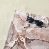 LICHTGOLDMARMOR AGATE SILVER GLITZER GLAM STRANDTUCH (Beispiel)
