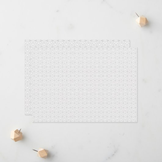 Lichtgrau geometrisches Fliesenmuster Ankündigung (Vorderseite/Rückseite Beispiel)