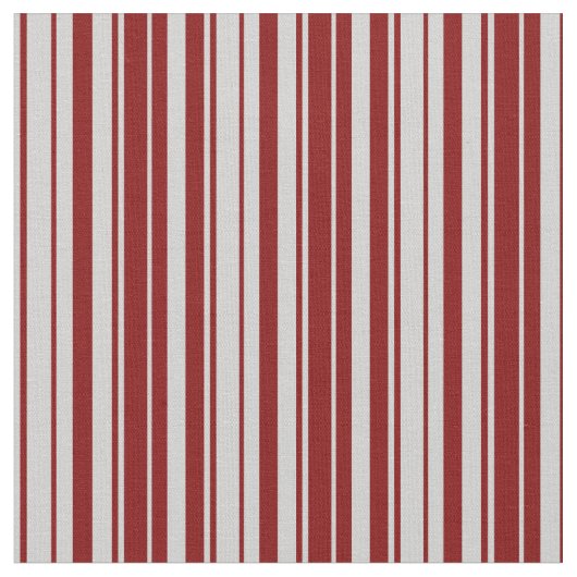 Lichtgrau und Maroon Streifen Muster Stoff (Nahaufnahme)