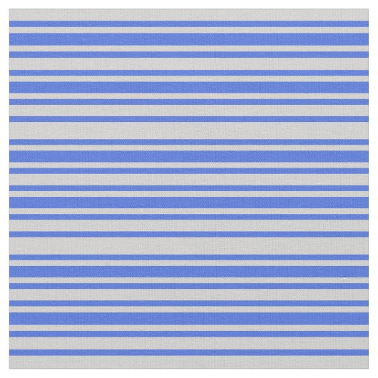 Lichtgrau und Royal Blue Muster Stoff (Nahaufnahme)